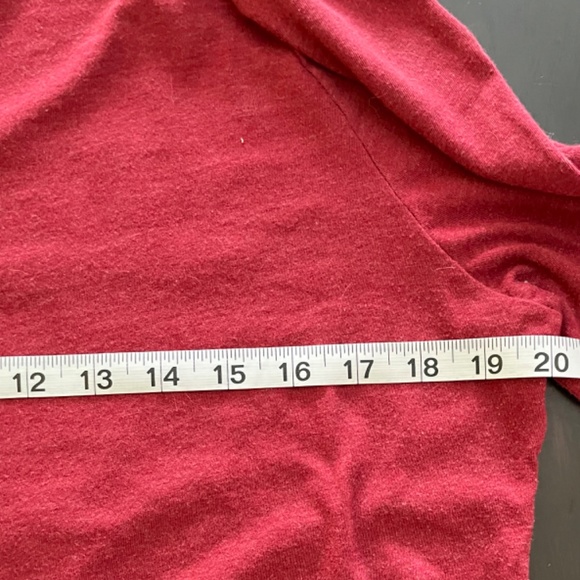 Columbia women’s t-shirt 3/4 sleeves red with sheet print, size XL, red - Picture 7 of 8